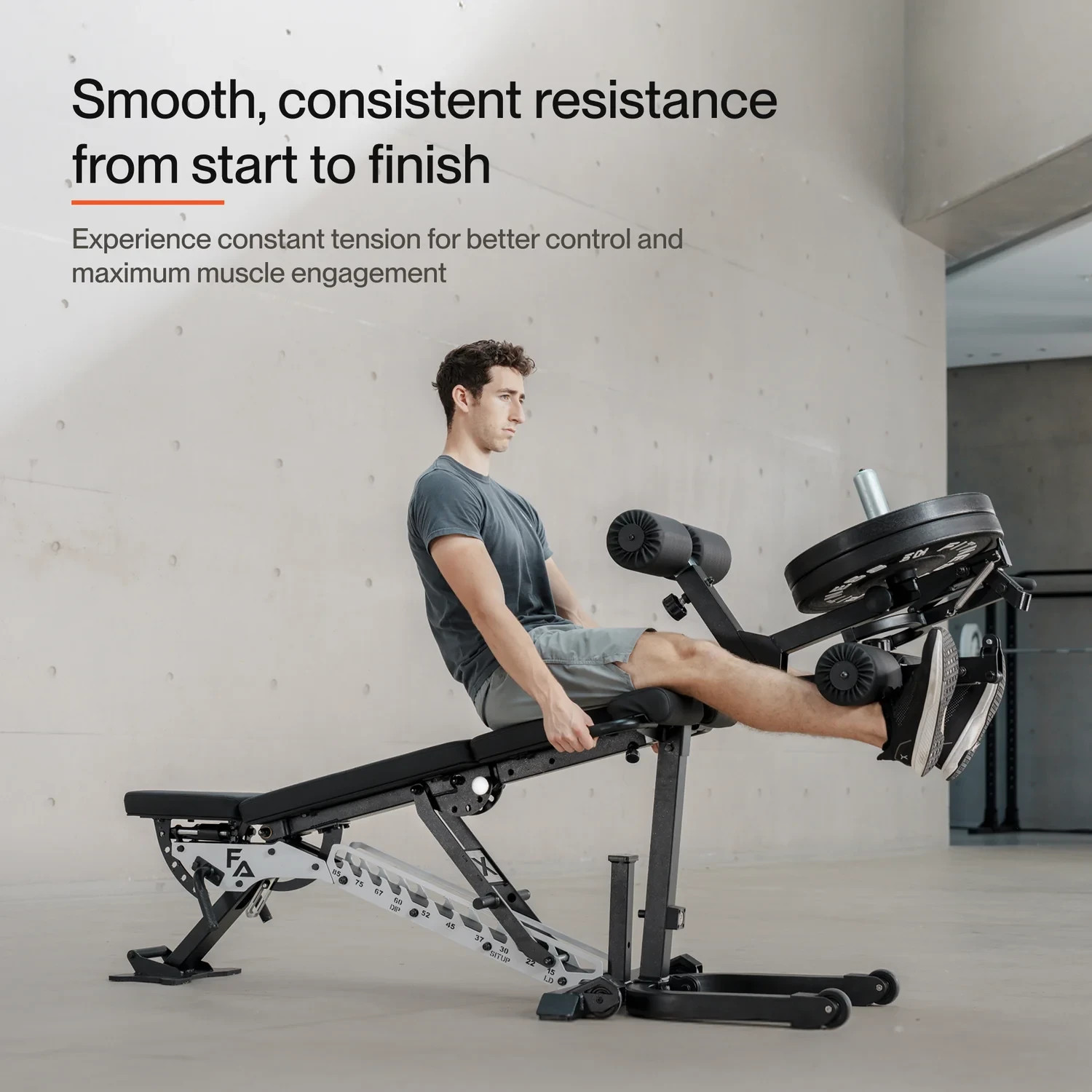 Adjustable Leg Developer Attachment Leg Extension Curl Home Gym Bench Attachment