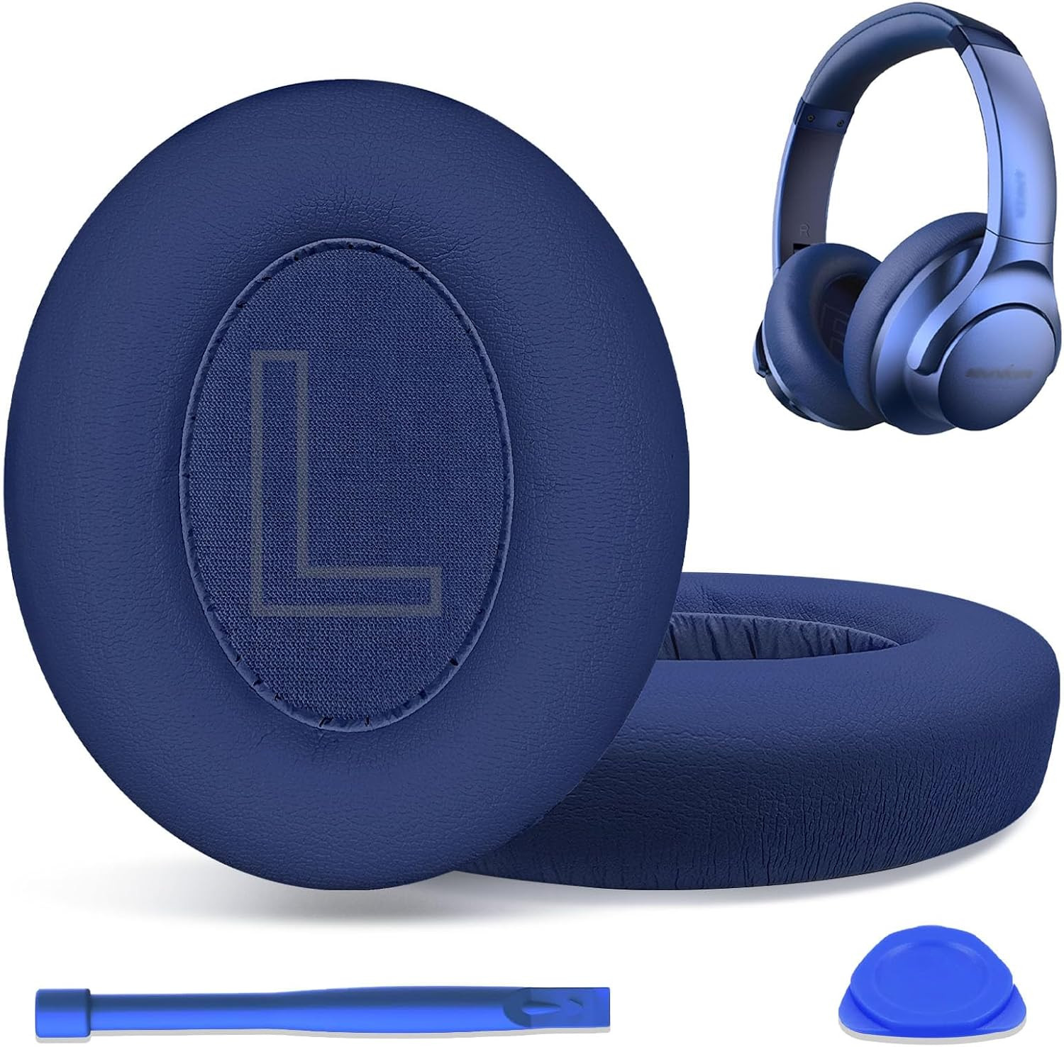 Replacement Ear Pads for Anker Soundcore Life Q20/Q20BT/Q20+ Headphones, Replcem