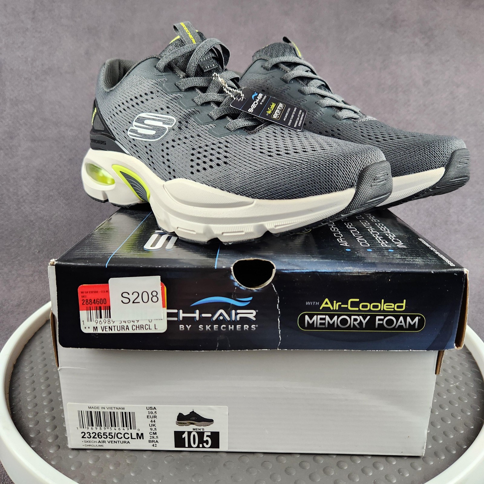 Skechers Skech-Air Ventura Shoes Mens Size 10.5 Memory Foam Sneakers 232655