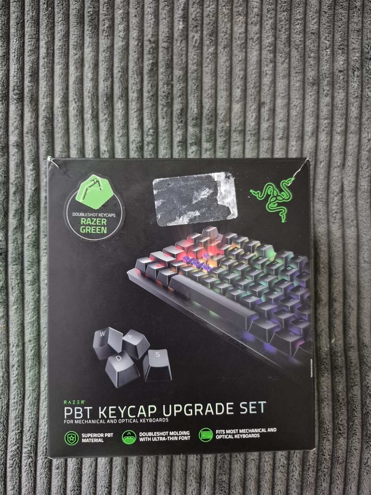 Razer PBT Doubleshot Keycap Upgrade Set Razer Green, English Key Caps