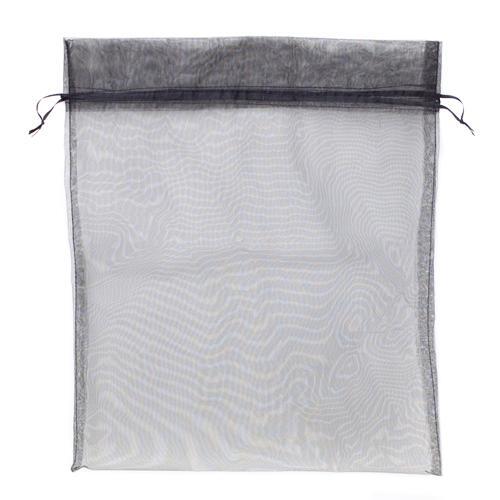 Large Organza Bags, Black  BRY007128U