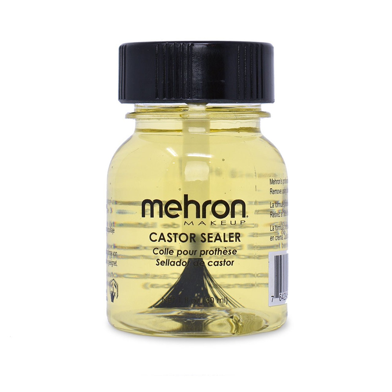 MEHRON STAGE MAKEUP CASTOR SEALER FOR LATEX CAPS PROSTHETIC SPECIAL EFFECT 1 OZ