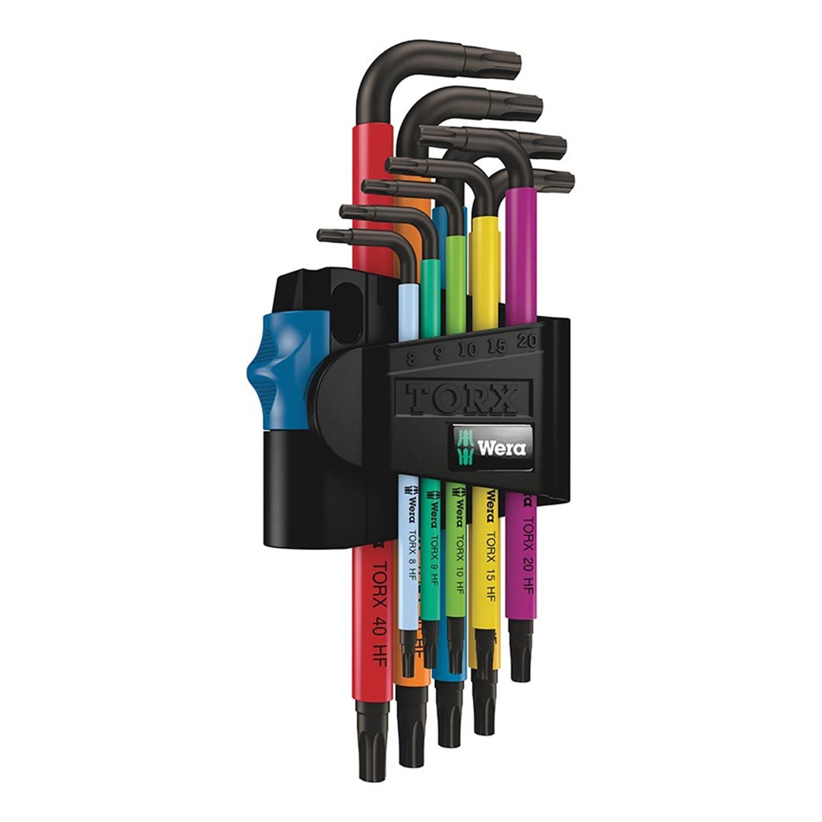 Wera 967 SL TORX® HF Torx Wrench Set with HF - 9-Pieces 05024179001