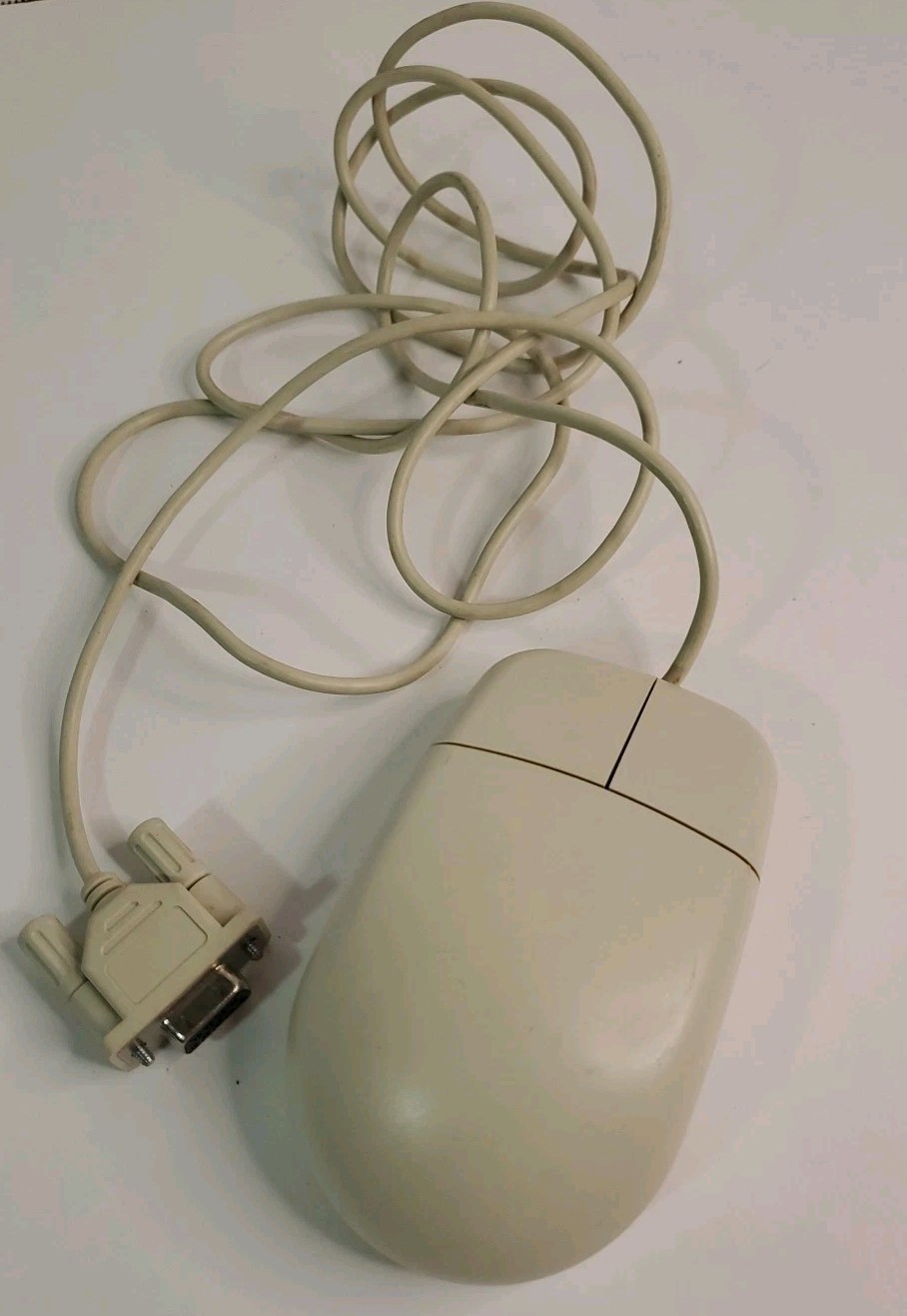Vintage Mitsumi Serial Mouse EW4ECM-S3101 9-pin 2-button  - Working