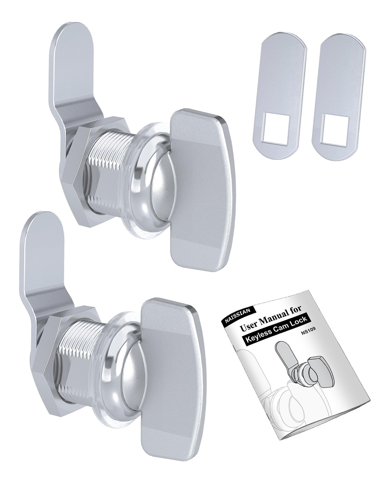 RV Thumb Cam Lock,Keyless Thumb Twist Operated, for Boat, RV Storage Compartm...
