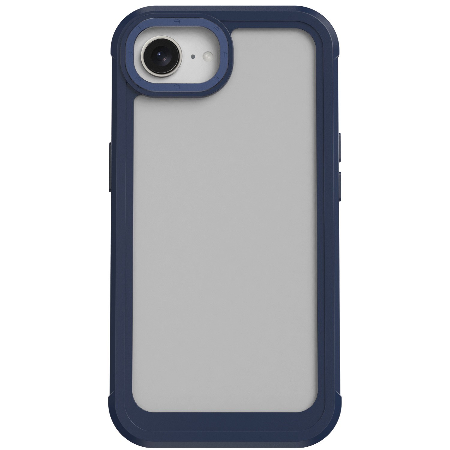 Blue For iPhone 17e Clear Bumper Rugged Phone Case Shockproof Protective Cover