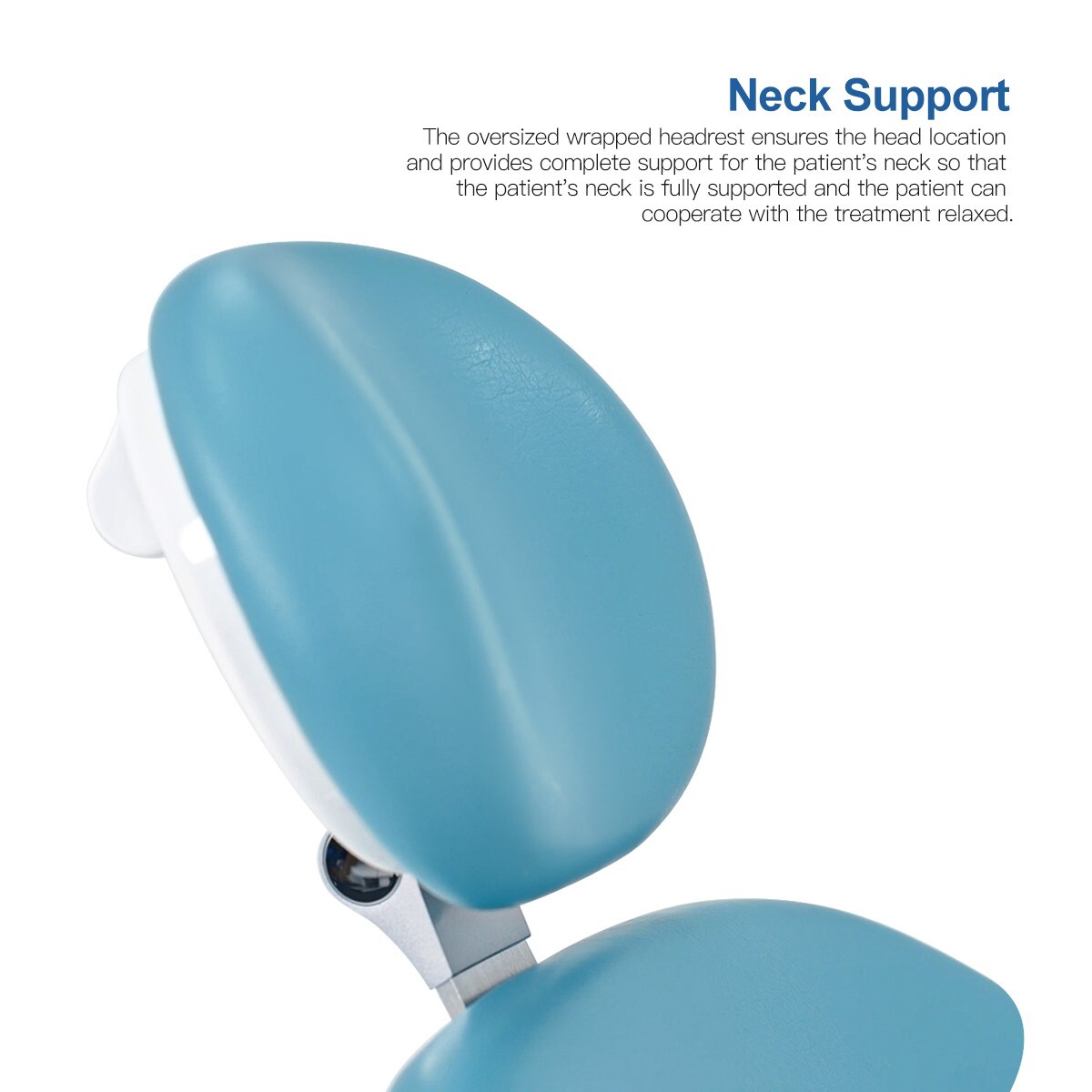 Dental Unit Chair Computer Controlled DC Motor PU Leather+ Assistant Stool