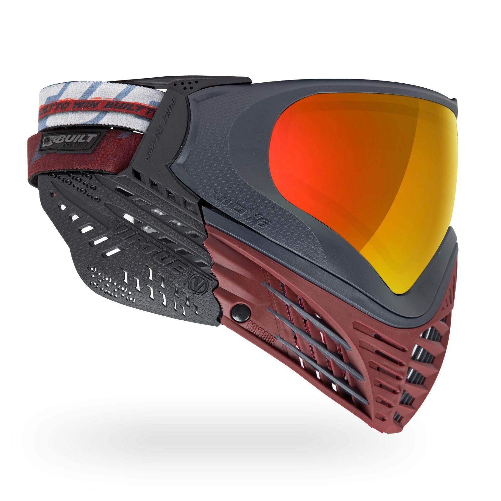 Virtue VIO X6 Paintball Goggle – Red Fire | Thermal Anti-Fog Mask