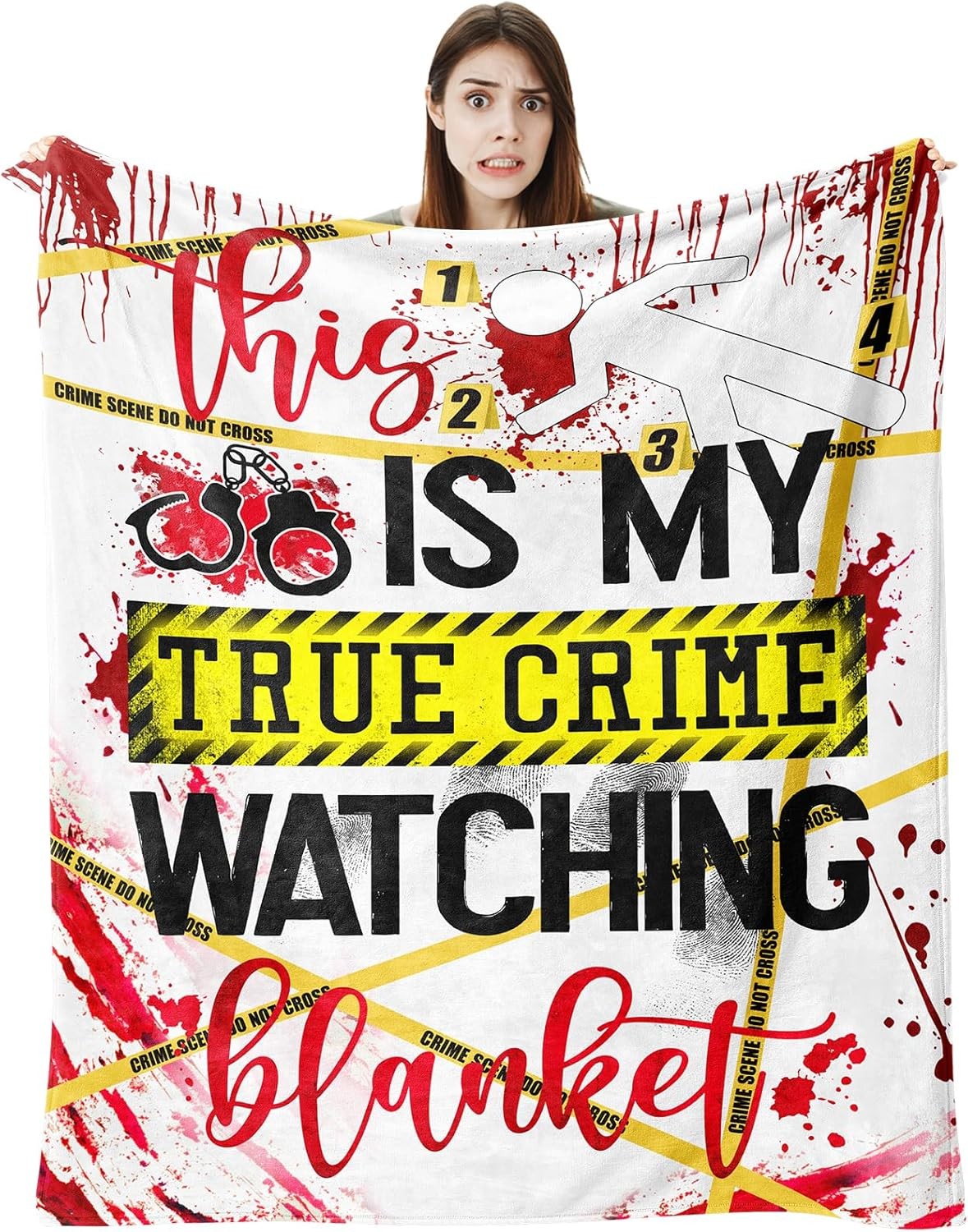 True Crime Gifts, Christmas Blanket 60x50inches, Gift