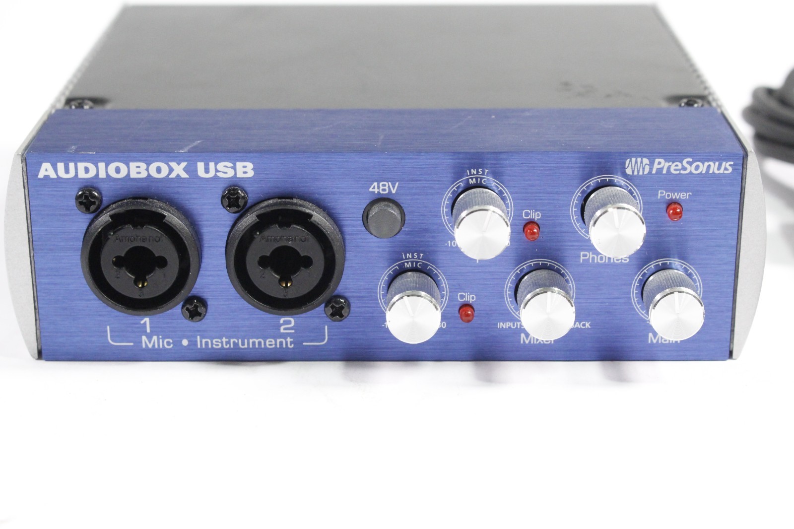 PreSonus AudioBox USB 2x2 USB Recording System with Cable - POWER TESTED ONLY