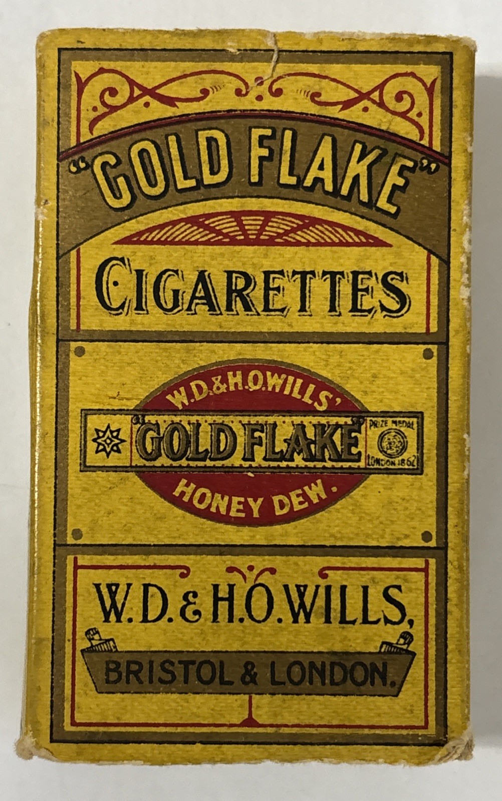 Vintage Gold Flake Cigarettes Empty Box - W.D. & H.O. Wills Bristol & London