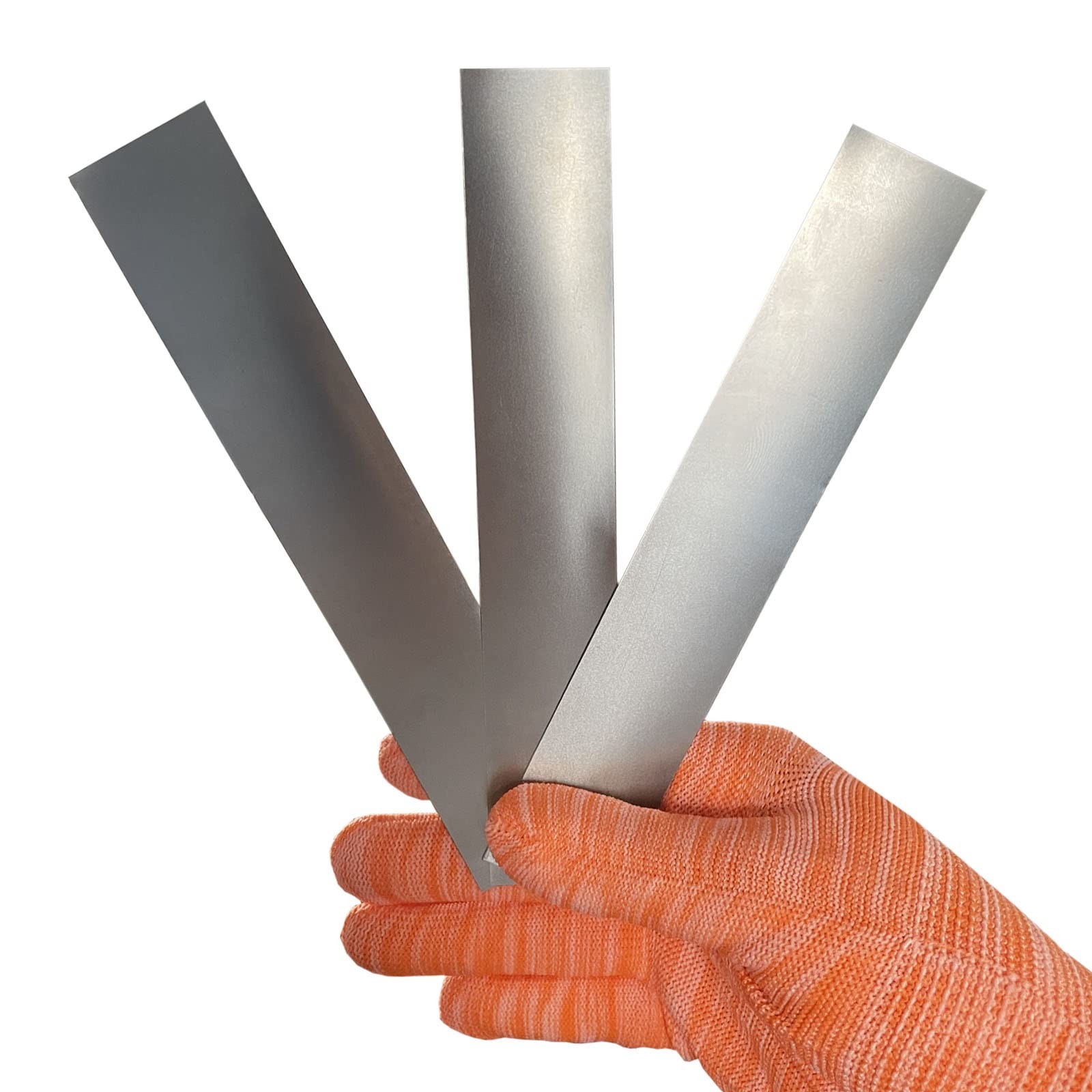 304 Stainless Steel Strip, Shim Stock Assortment, 1" Silver