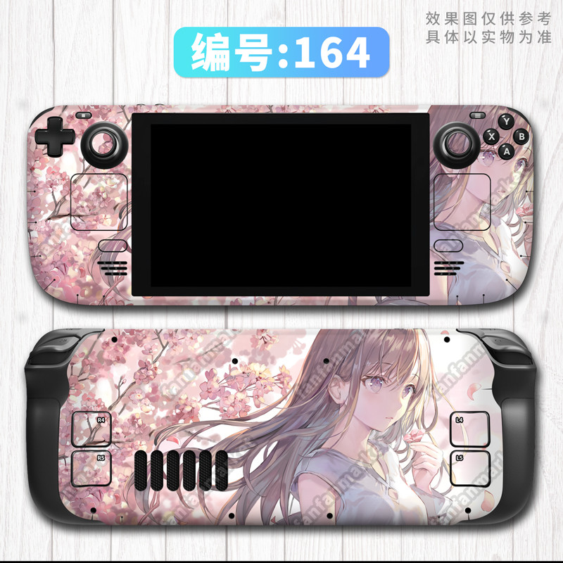 Vinyl Decal Skin Sticker Protector for Steam Deck Full Set Stickers #164