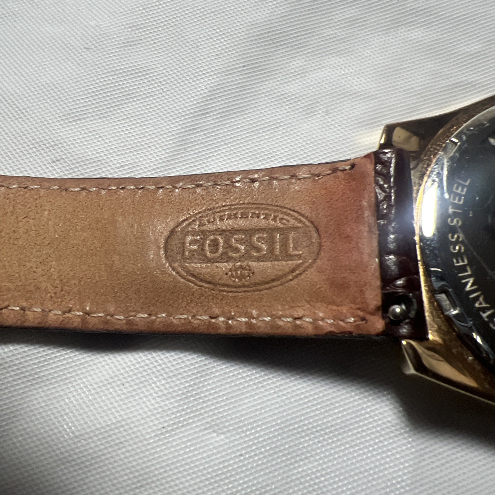 Fossil classic, magnify date,5ATM,ES3770SET,40mm , men’s woman watch,very Clean