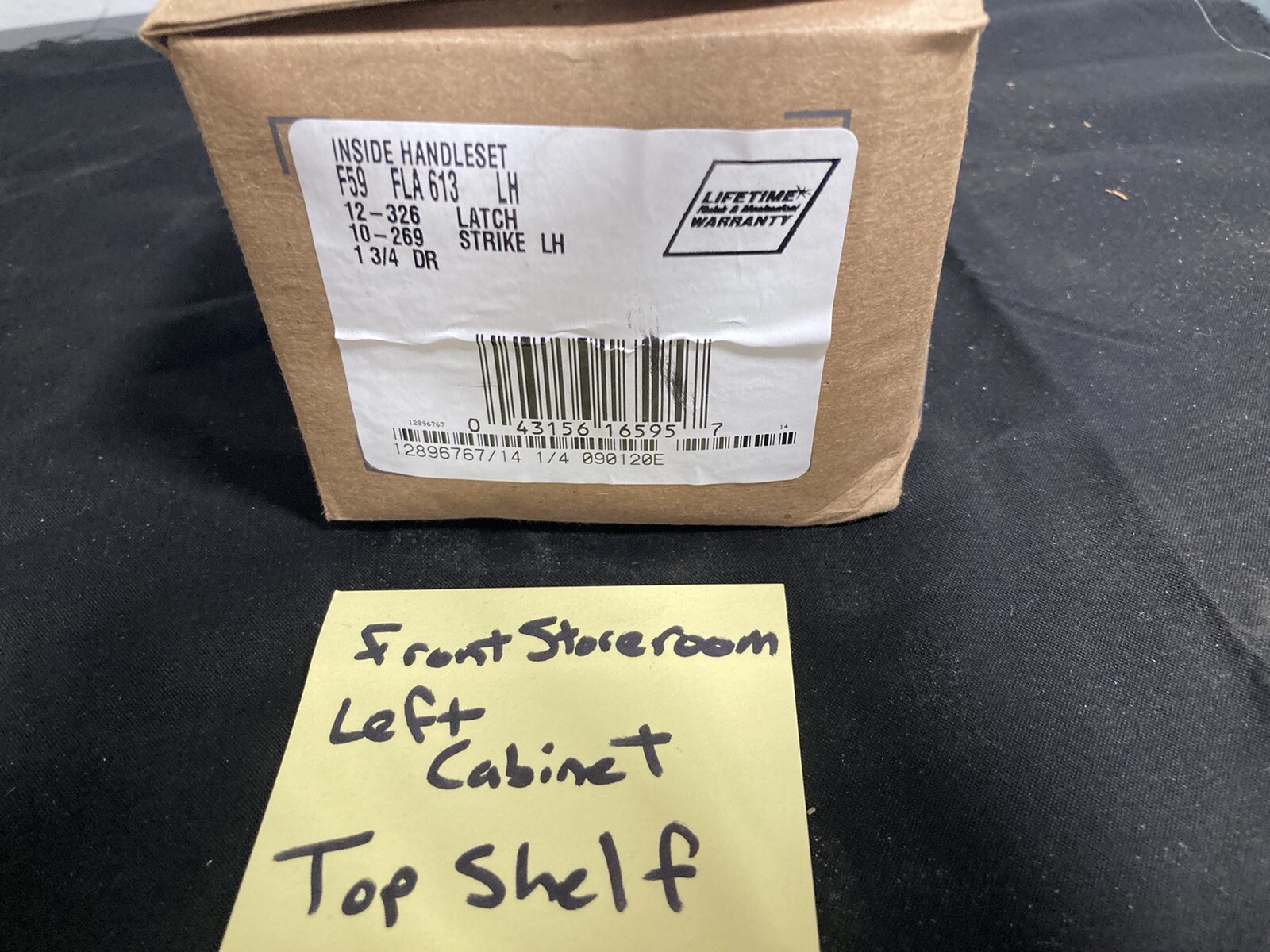 schlage inside handleset F59 FLA613 LH ***read Description ***