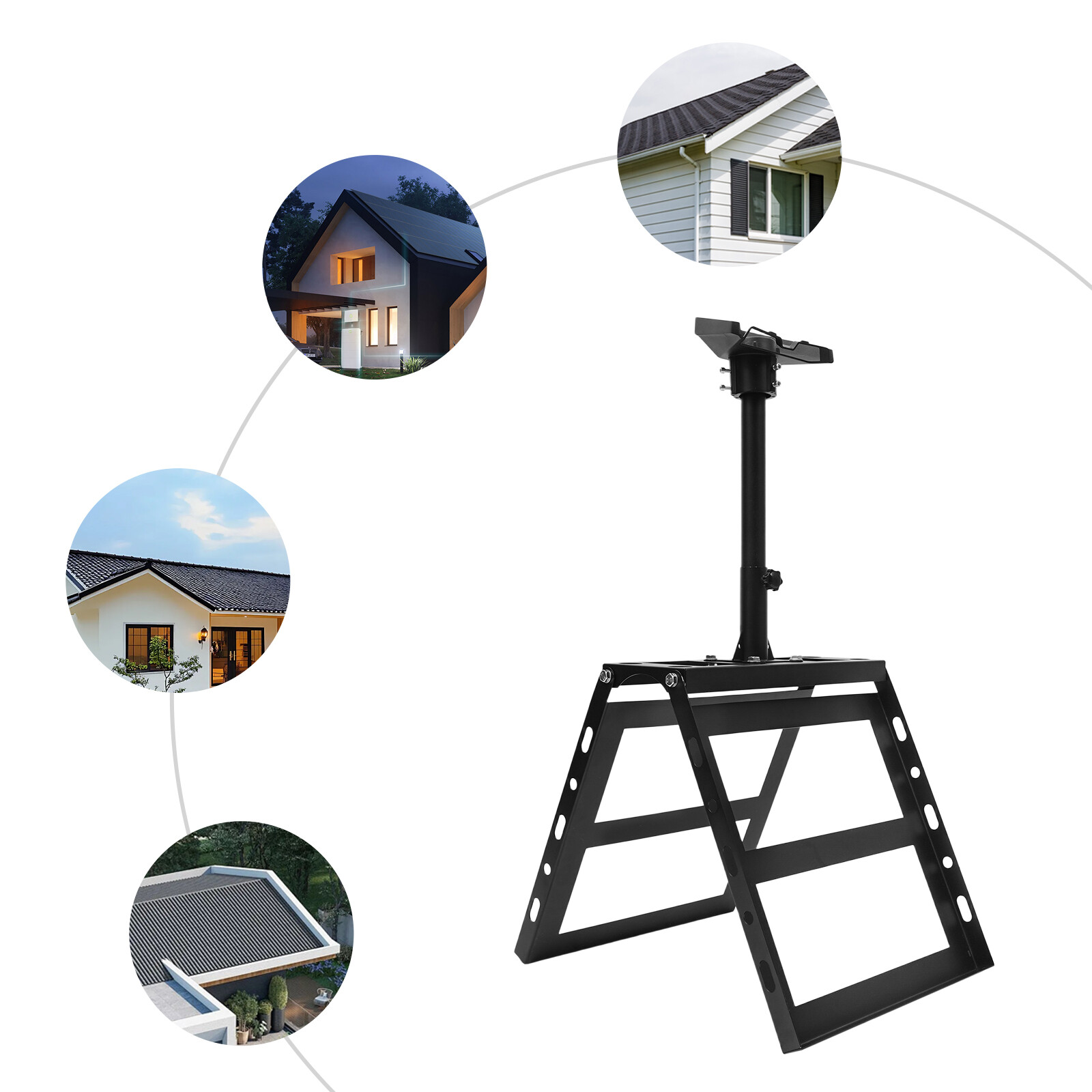 Universal Brackets for Solar Panels Adjustable Solar Panel Mounting Brackets