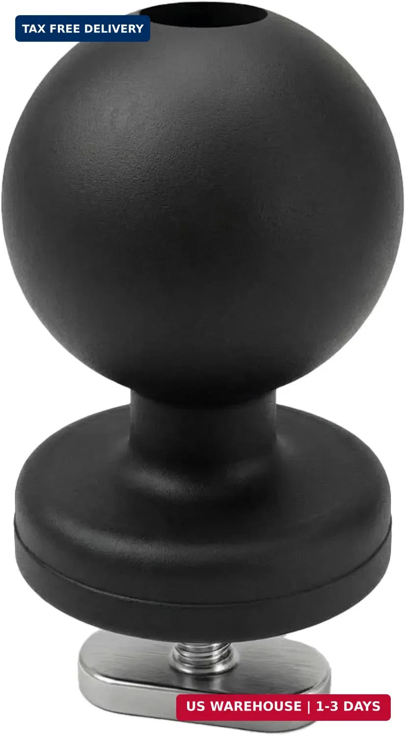 2001 1.5" or 1" Track Ball, T-Bolt Mount Track Ball with 1/4"-20 x 1 T-Bolt Atta