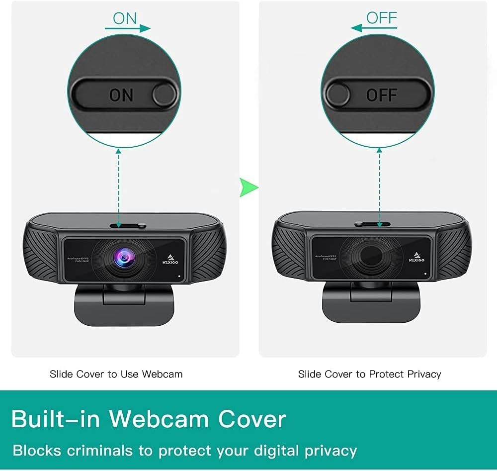 NexiGo N680 Webcam - 1080P - 30fps