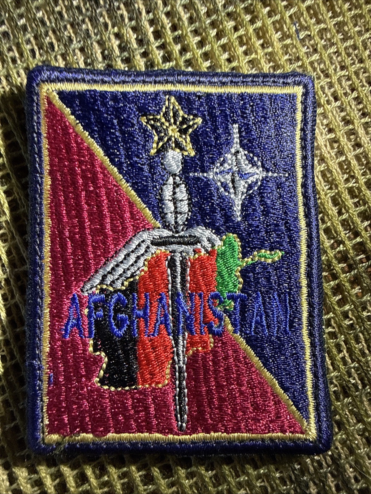 French Foreign Legion  Afghanistan Deployment Patch -color