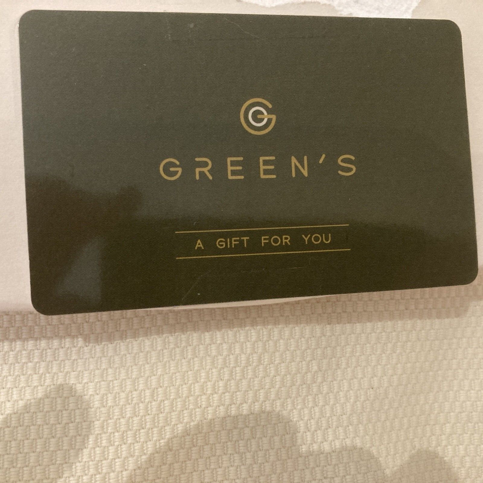 GIFT CERTIFICATE CARD-GREENS BED AND BATH STORE BROOKLYN NEW YORK $500