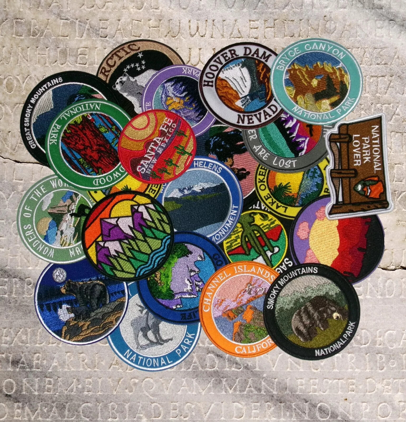 Bigfoot UFO Patch Iron-on Applique Sci-fi Badge Alien Myth Legend Cryptid