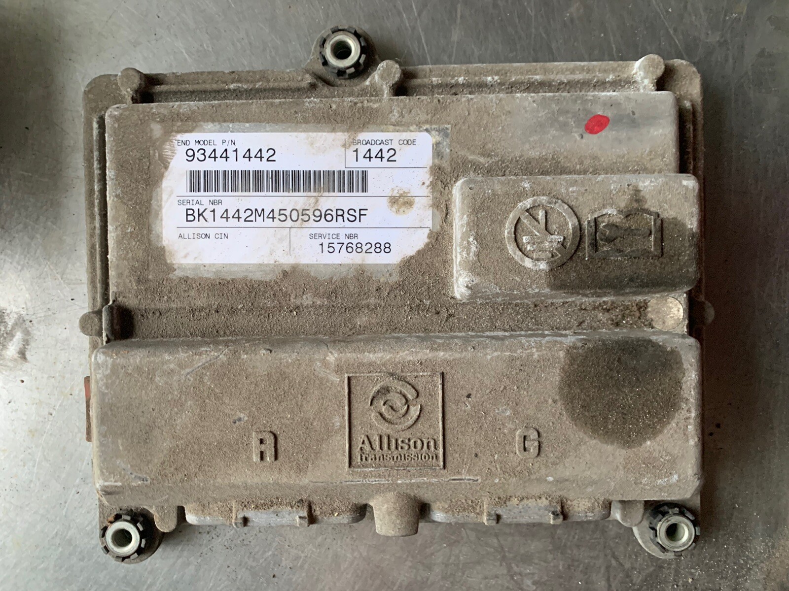 2005  C5500 8.1 Gas Allison TCM Transmission Computer 15768288 93441442 OEM 5500