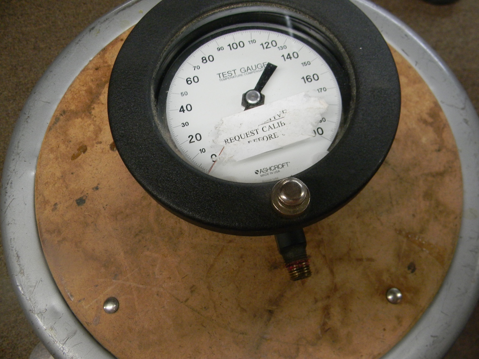 ASHCROFT BELLOW TEST GAGE