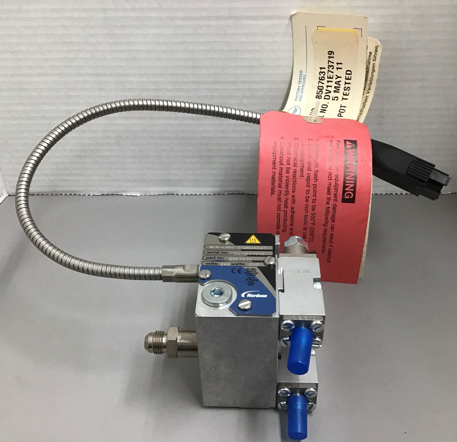 Nordson Hotmelt Glue Gun BCM-CBRC-01202ACAT 8507631 (r59)