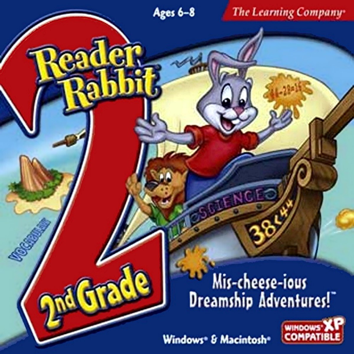 Reader Rabbit 2nd Grade Mis-cheese-ious Dreamship Adventures Ages 6-8 New Sealed