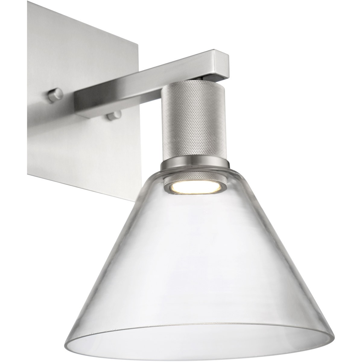 Access Lighting 63143LEDD-BS/CLR Port Nine Wall Sconce Brushed Steel