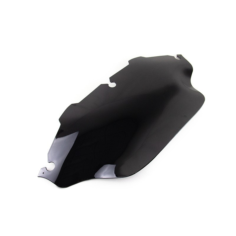 8" Wave Black Windshield Windscreen For Harley Touring Electra Glide FLHT 96-13