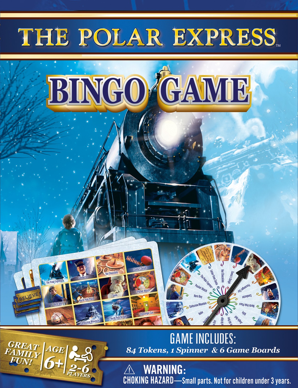 MasterPieces - The Polar Express - Officially Licensed Bingo Game