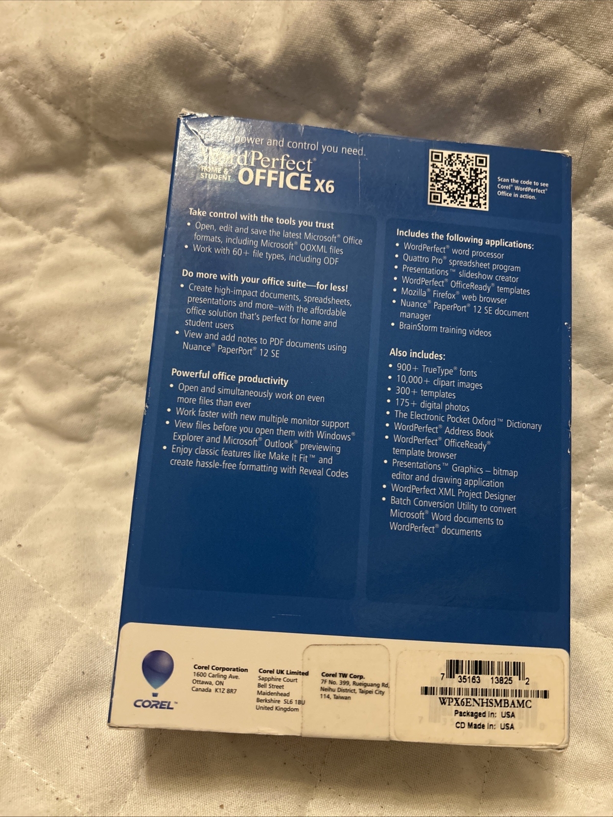 Corel Office X6 Home & Student Edition (Retail) Full Version for Windows
