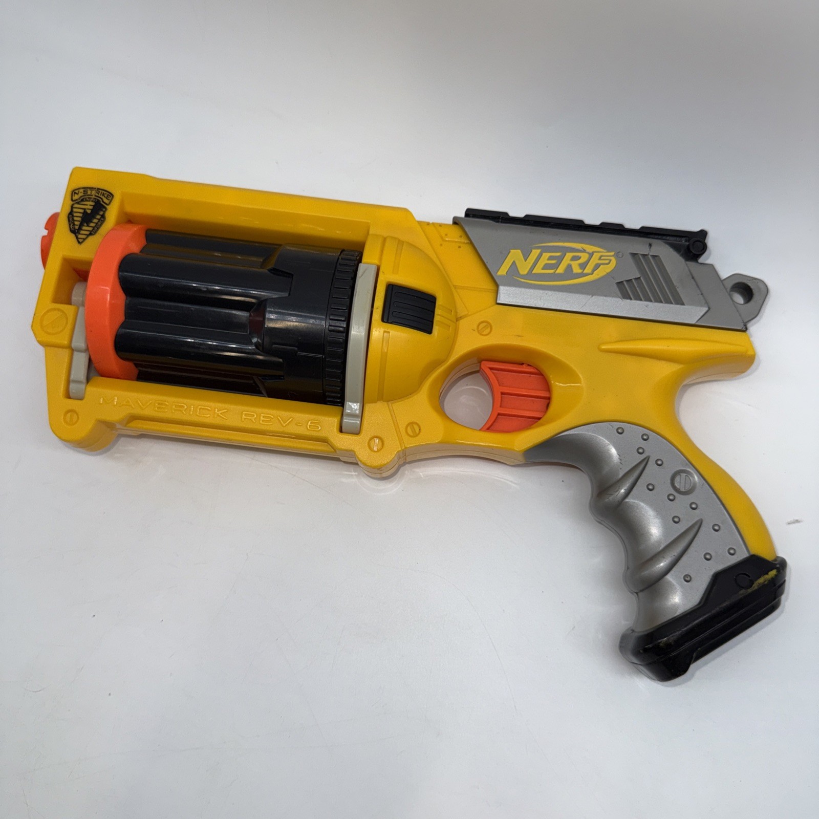 Nerf N-Strike Maverick Rev-6 Yellow Rotating Barrel Blaster