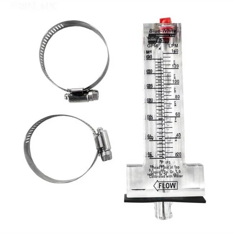 Blue-White F30150P 1.5 Inch 10-80 GPM PVC Flow Meter
