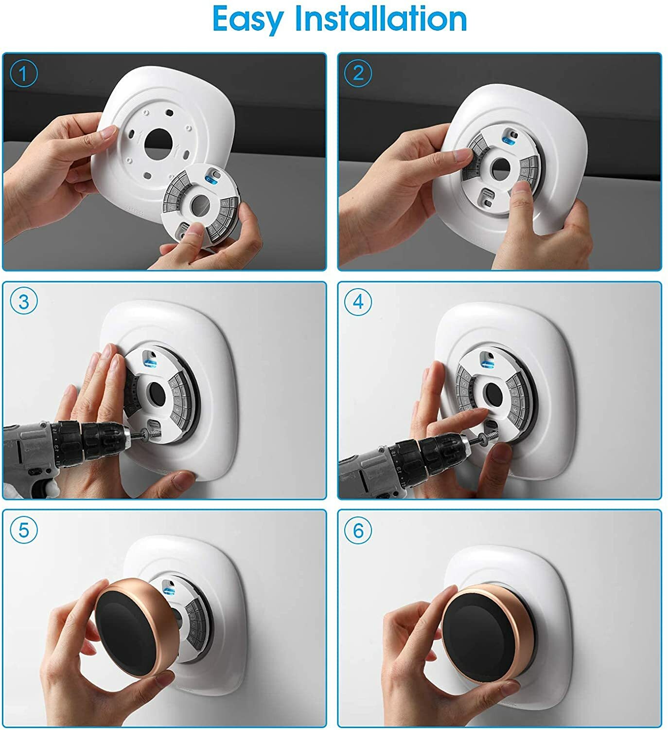 For Google Nest Learning Thermostat 3rd 2nd 1st Generation Wall Plate Cover