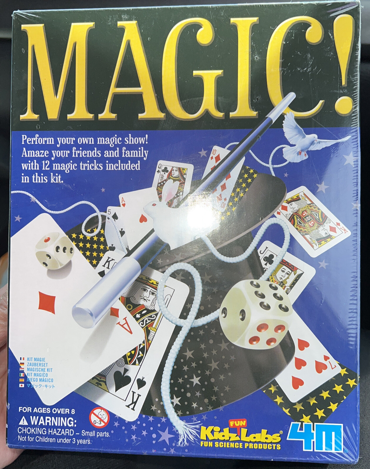 Magic Kit Includes 12 Magic Tricks For Ages 8+ New Unopened!! By KidzLab