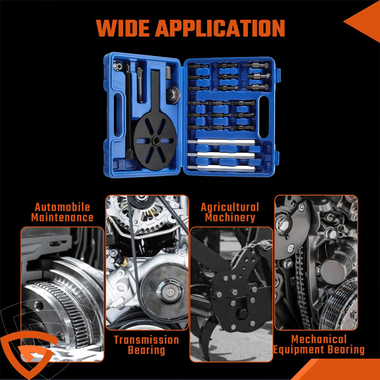 gear puller kit blind hole puller for wheel bearing puller bearing puller set