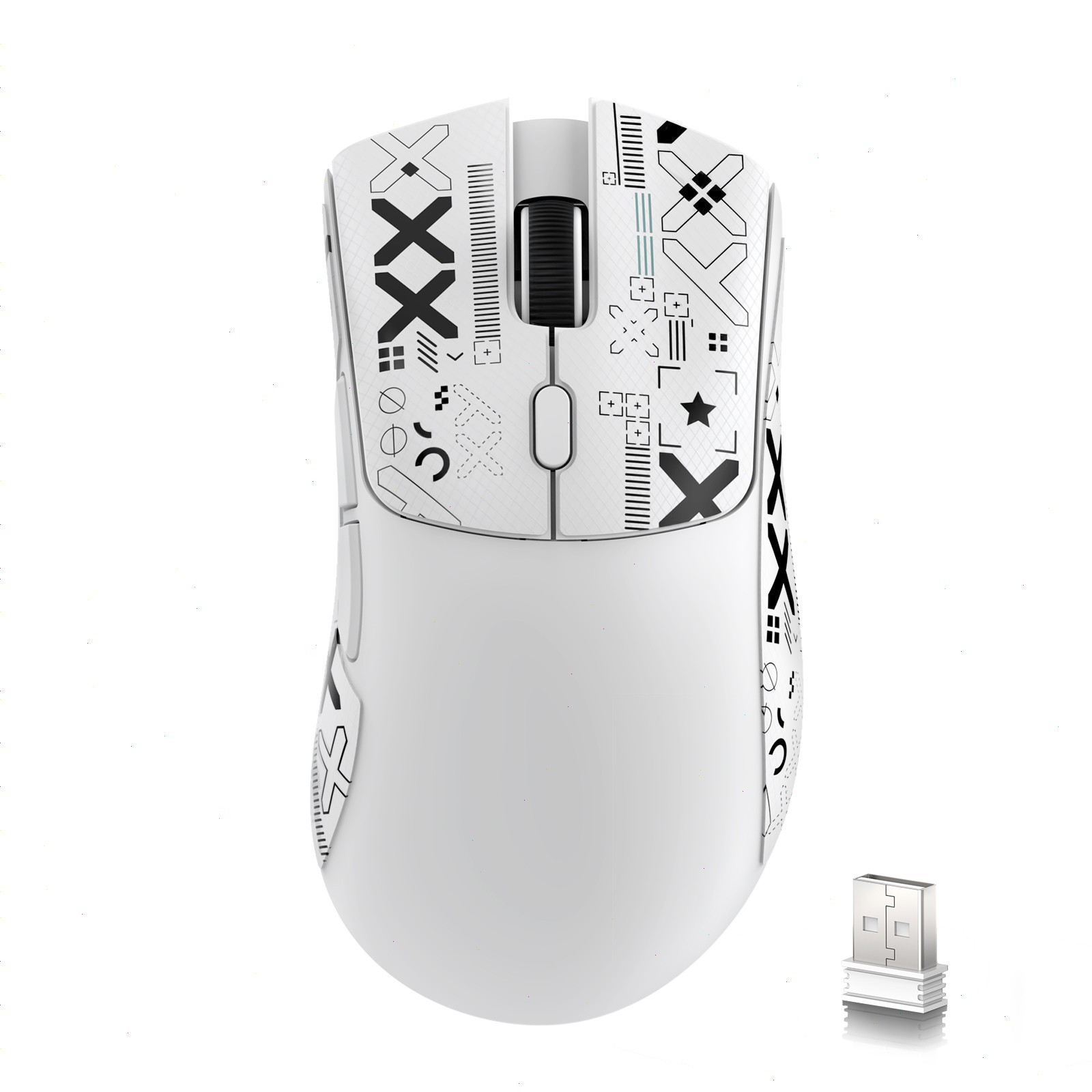 ATTACK SHARK R1 Wireless Gaming Mouse 59g Wired/2.4G/BT5.2 18K DPI For PC/PS/WIN