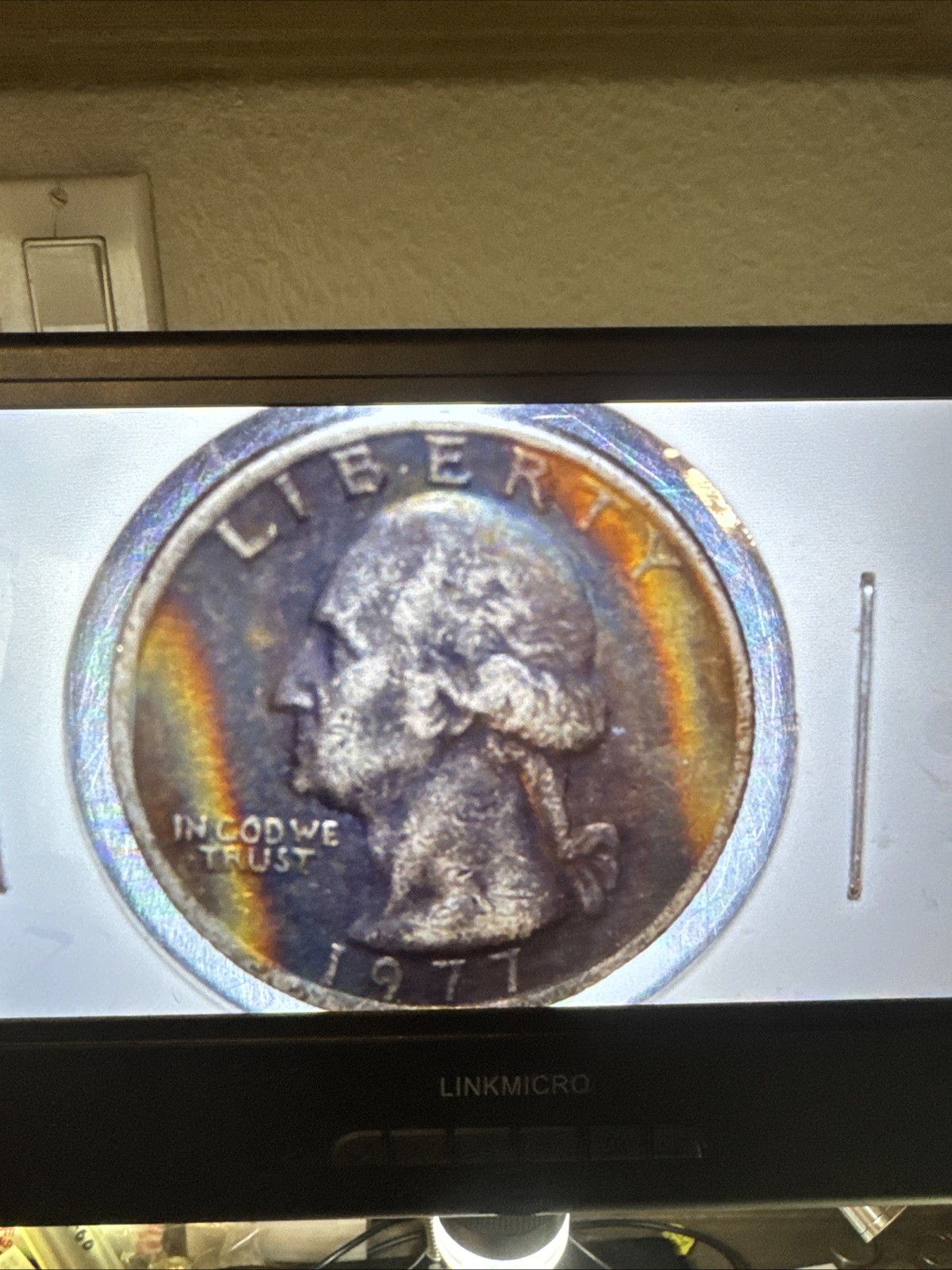 1977 Washington Quarter With Beautiful Toning