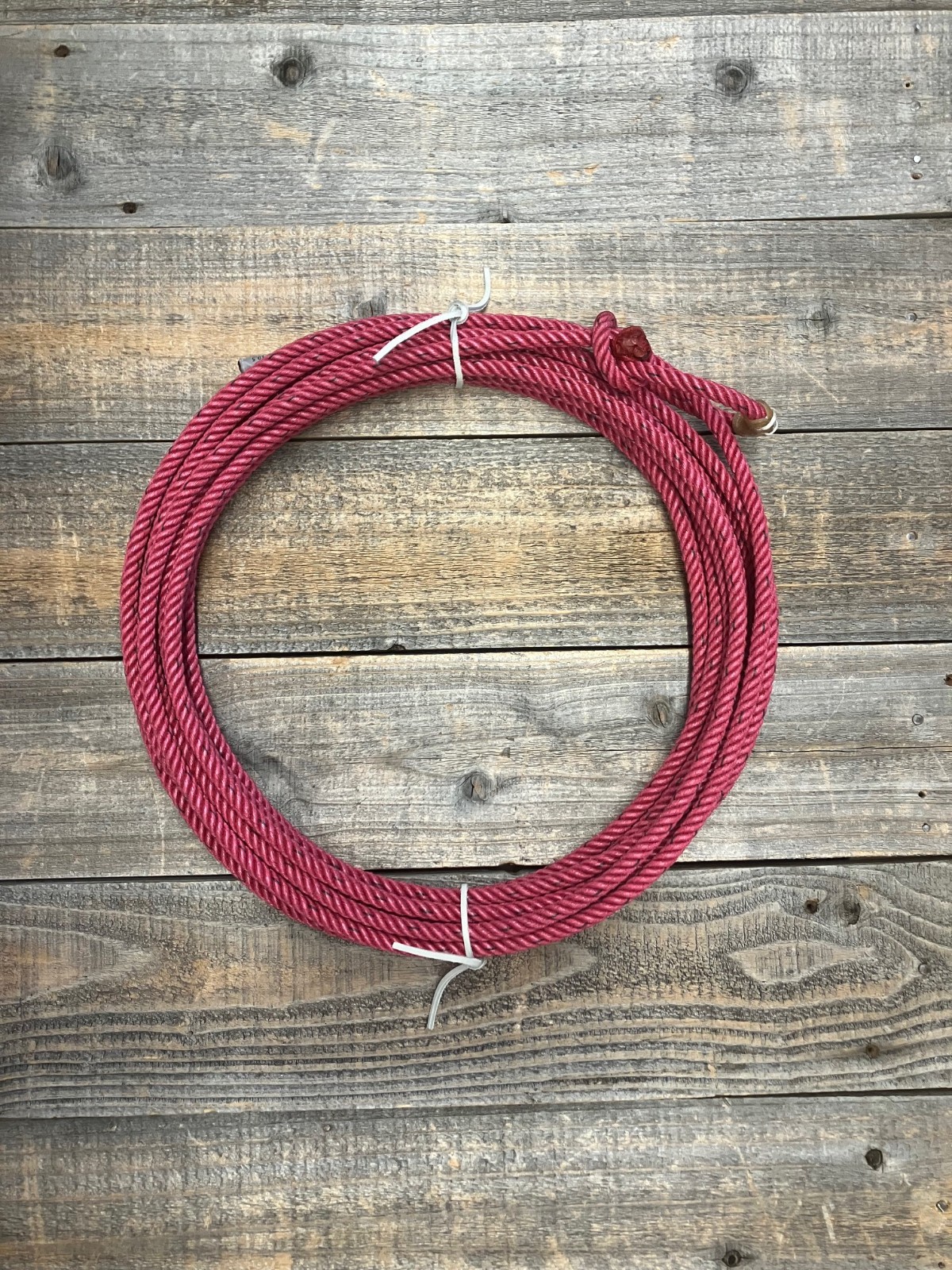 SYNCO CHAOS, 9.5mm x 60' (18.29m), RASPBERRY, 4 Strand Ranch Poly Rope