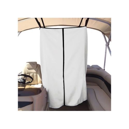 Carver 53009S-40 Boat Covers Privacy Curtain - White NEW