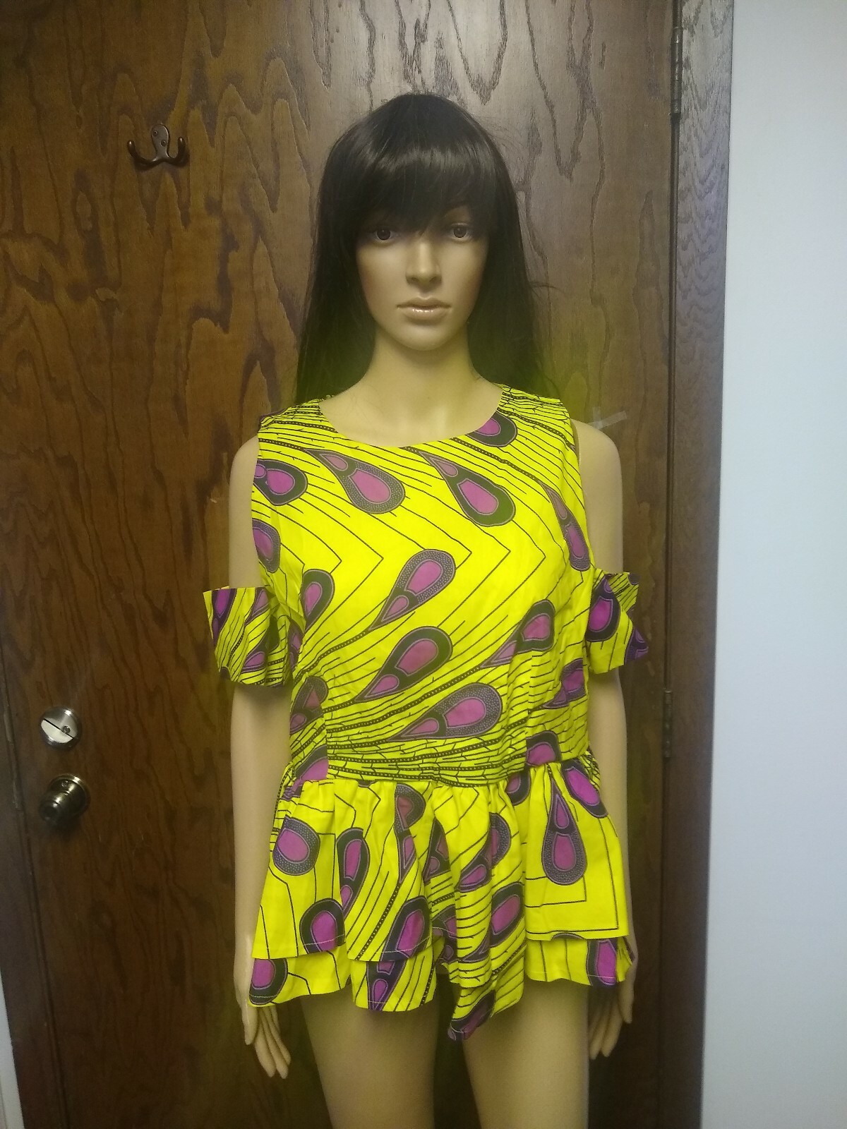 African Wax Print Top