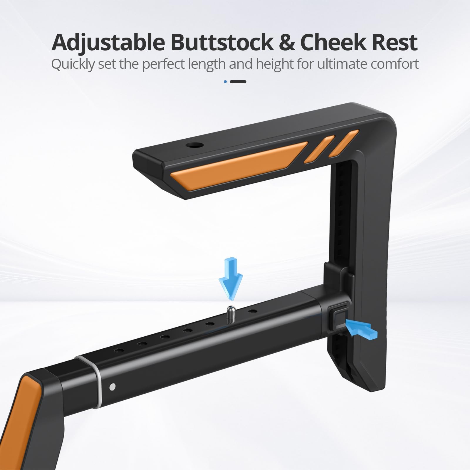 VR Gun Stock for Meta Quest 3 & 2 | Adjustable Quick-Swap Mount FPS Accessory