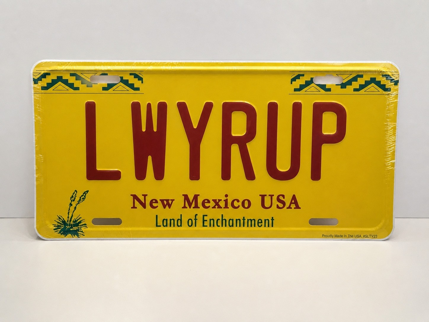 Breaking Bad | Better Call Saul Goodman | LWYRUP | STAMPED Prop License Plate