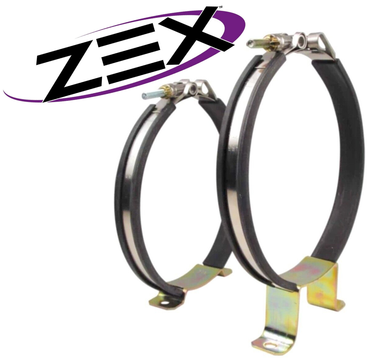 Zex 82013 Adjustable Padded Nitrous Oxide Bottle Bracket Mount Kit 10lb or 15lb