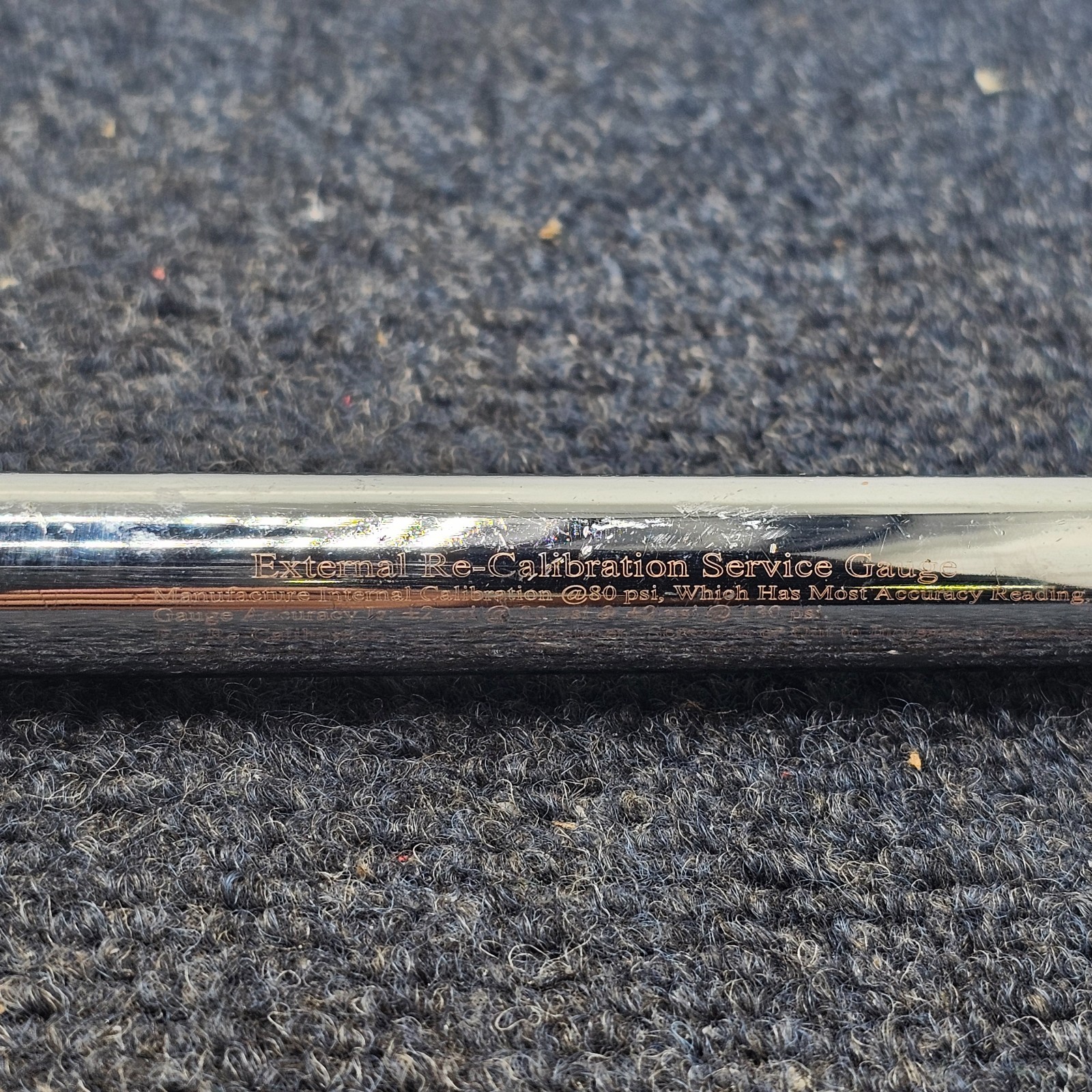 Internal Calibration 12" External Re-Calibration Service Tire Gauge