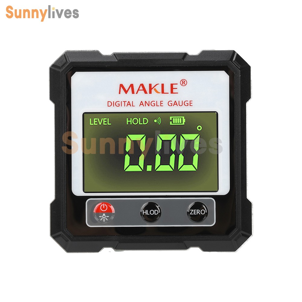 Digital Angle Finder Laser Level Gauge Inclinometer Magnetic Protractor Type-C