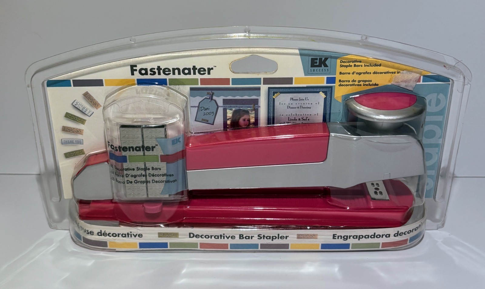 EK Success Fastenater Decorative Bar Stapler 48 Decorative Staple Bars EKFST05