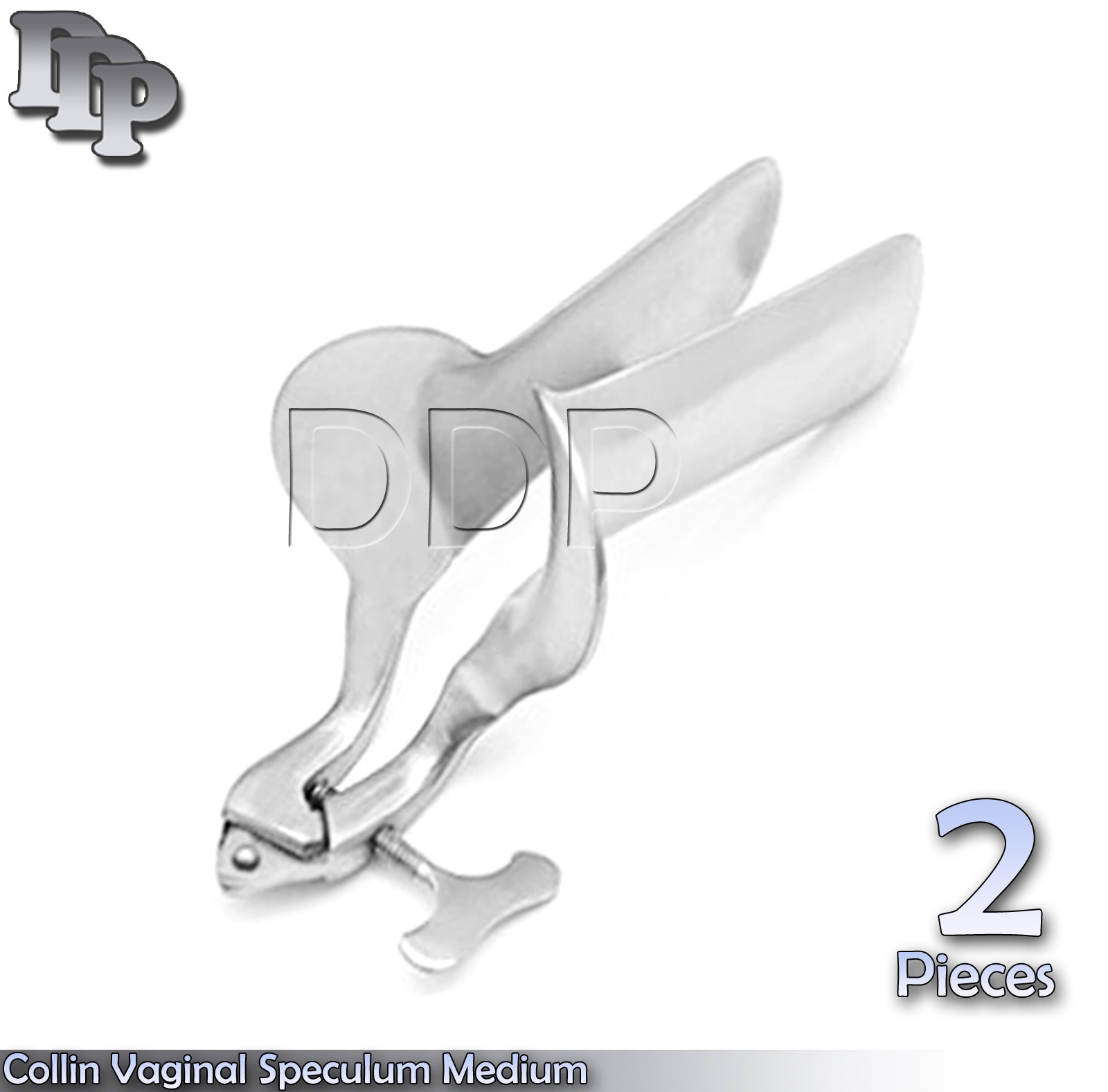 2 Pieces Of Collin Vaginal Speculum Medium Gynecology Instruments